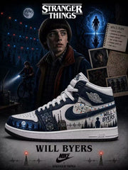 Will Byers V.2 Custom High-Top Sneakers