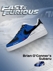Baskets personnalisées Impreza WRX STI de Brian O'Conner