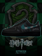 Hogwarts Slytherin House V.3 Custom Air-Style Sneakers