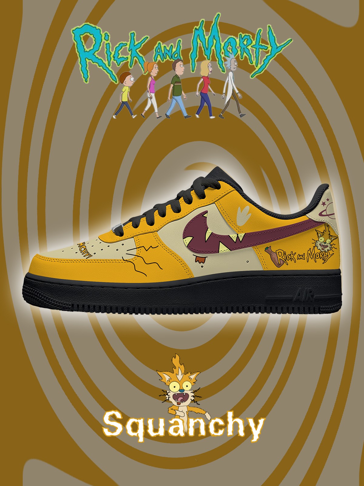 Baskets personnalisées Squanchy V.1
