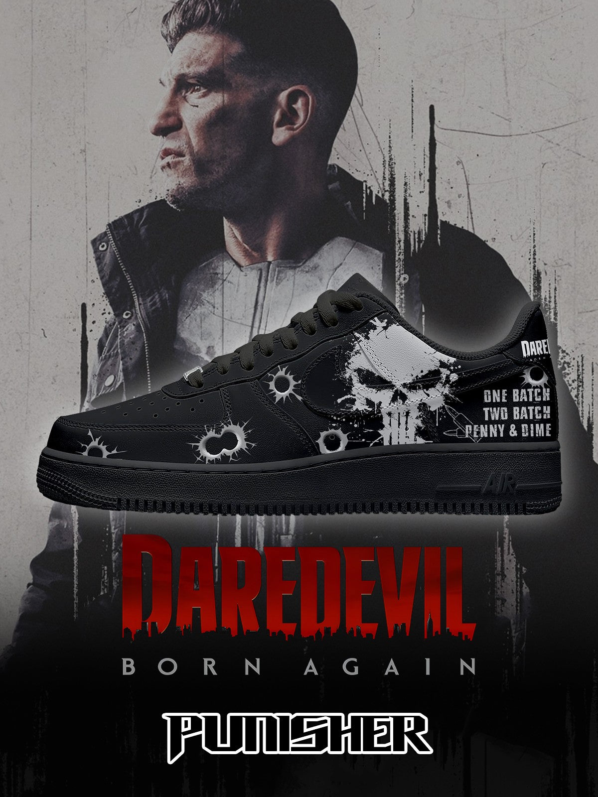 Baskets personnalisées Punisher V.1