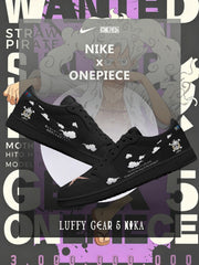 Luffy Gear 5 Nika V.10 Custom Low-Top Court Sneakers