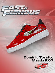 Baskets personnalisées Dominic Toretto RX-7