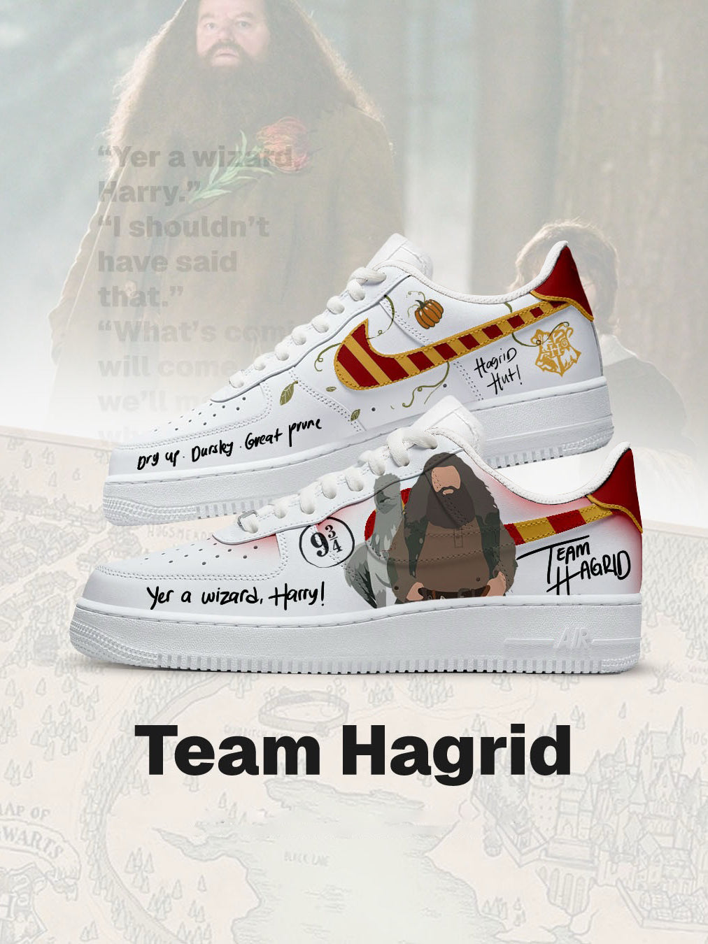 Team Hagrid V.1 Custom Air-Style Sneakers