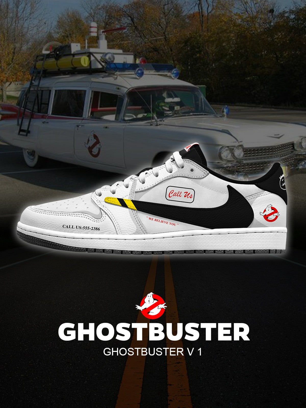 Baskets basses Ghostbuster V.1 personnalisées