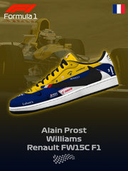 Baskets basses personnalisées W Renault FW15C F.1 V.1 TS
