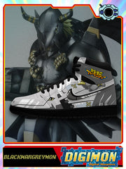 BlackWarGreymon V.1 Custom High-Top Sneakers