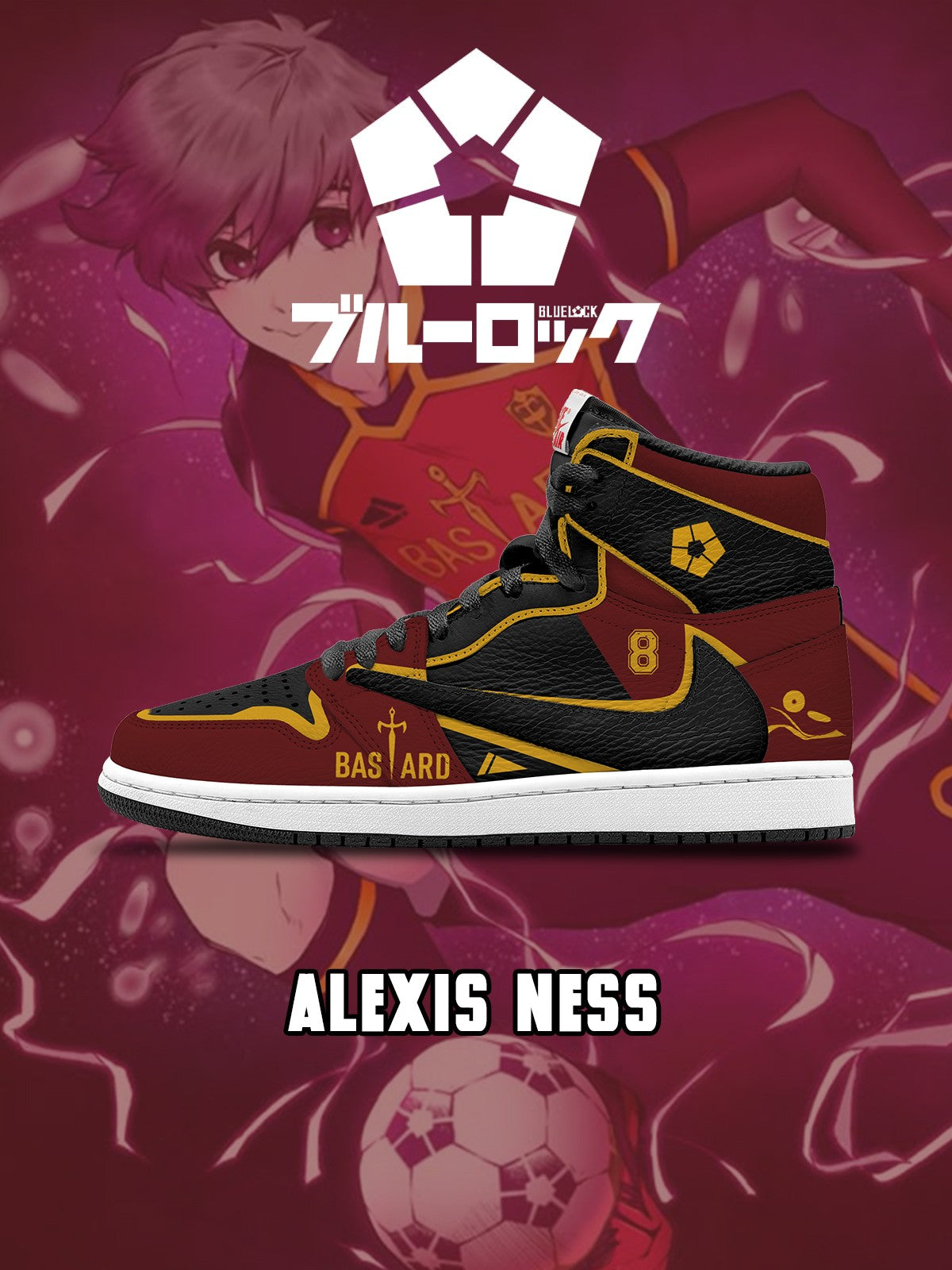 Alexis Ness V.2 Custom TS High Sneakers