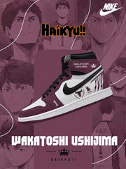 Wakatoshi Ushijima V.5 Custom High-Top Sneakers
