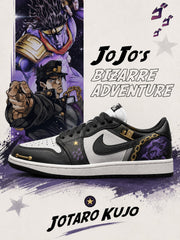 Jotaro Kujo V.1 Custom Low-Top Court Sneakers
