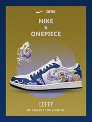 Monkey D. Luffy V.9 Custom Low-Top Court Sneakers