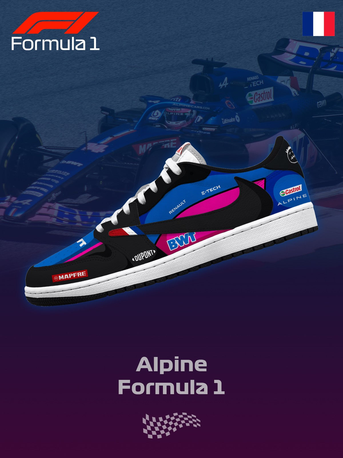 Baskets basses Alpine F.1 V.1 Custom TS