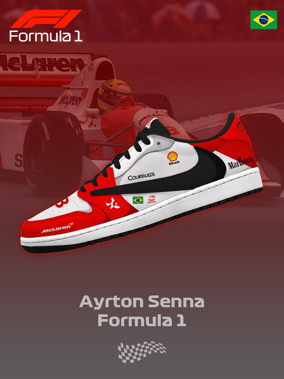 Baskets basses Senna F.1 V.1 Custom TS