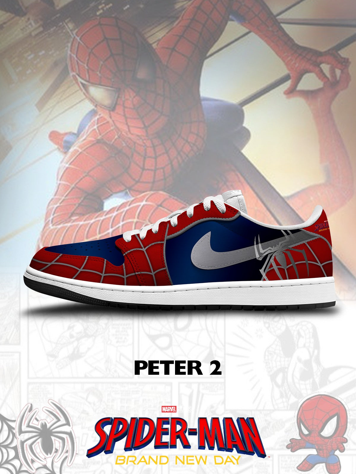 Peter V.9 Custom Low-Top Court Sneakers