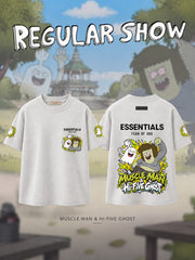 Muscle Man and Hi-Five Ghost V.1 Custom Ess. T-Shirt