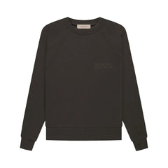 Ess. Raglan Crewneck 'Off Black'--192SU222045F