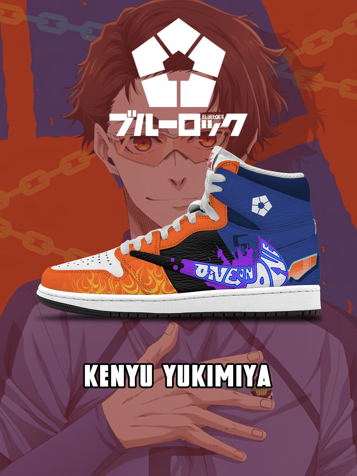 Kenyu Yukimiya V.6 Custom TS High Sneakers