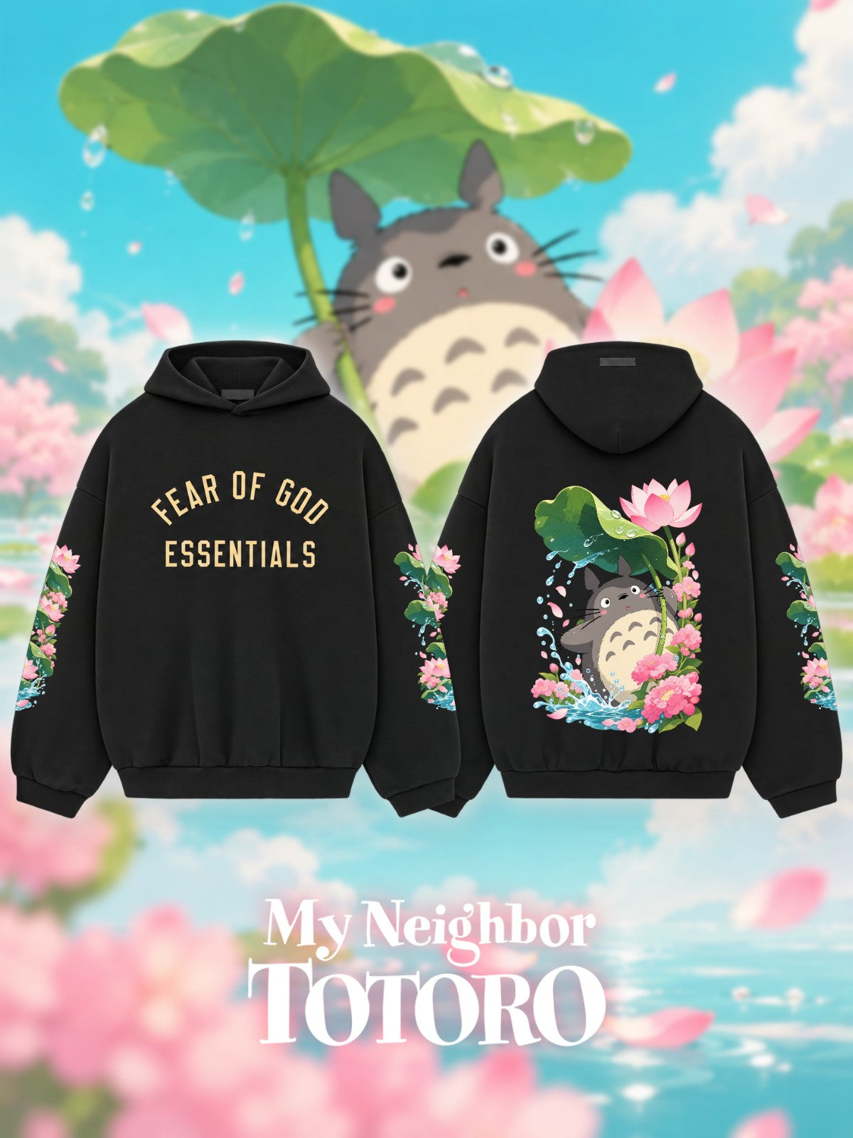Totoro V.5 Custom Ess. Hoodie