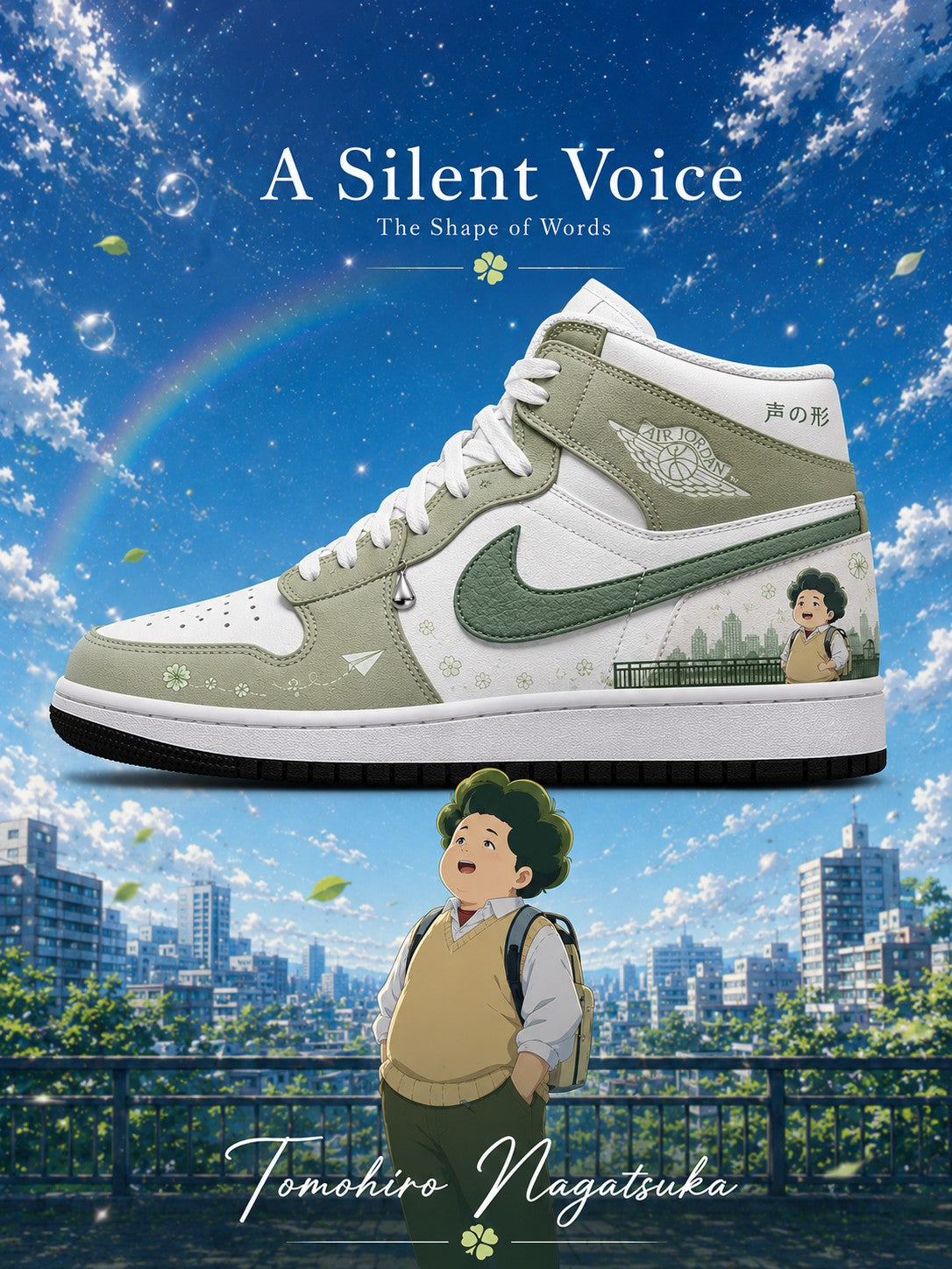 Tomohiro Nagatsuka V.1 Custom High-Top Sneakers