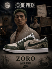 Zoro V.1 Custom Low-Top Court Sneakers