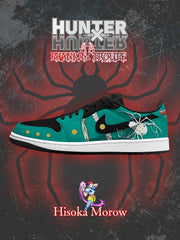 Illumi Zoldyck V.1 Custom Low-Top Court Sneakers