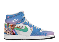 Judy Hopps Nick Wilde V.1 Custom TS High Sneakers