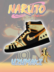 Baskets montantes personnalisées Uzumaki V.3
