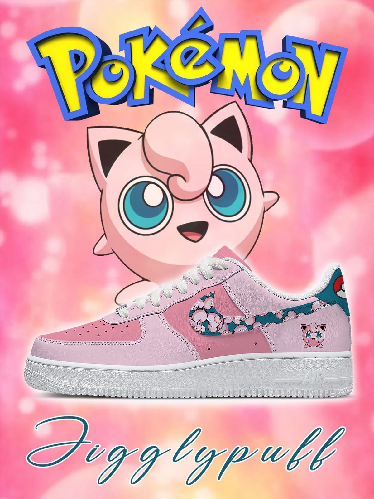 Baskets personnalisées Jigglypuff n° 0039