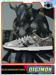 BlackWarGreymon V.1 Custom SB-Style Sneakers