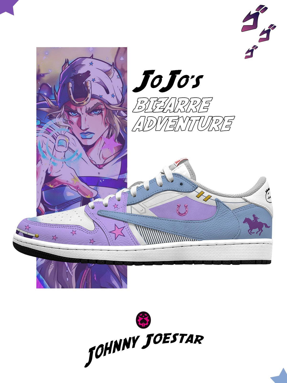 Johnny Joestar V.3 Custom TS Low Sneakers