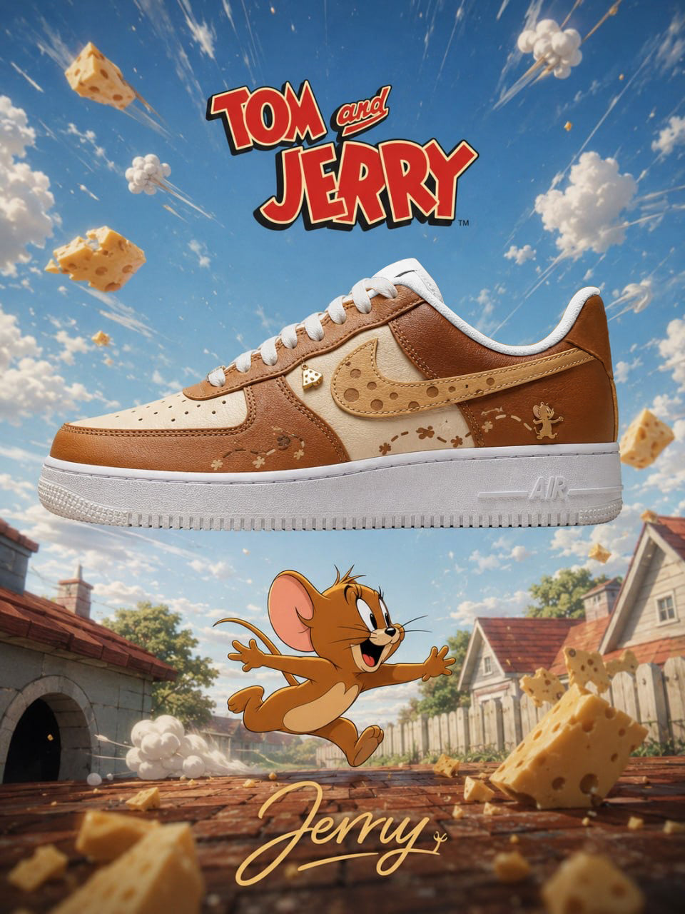 Jerry V.3 Custom Air-Style Sneakers