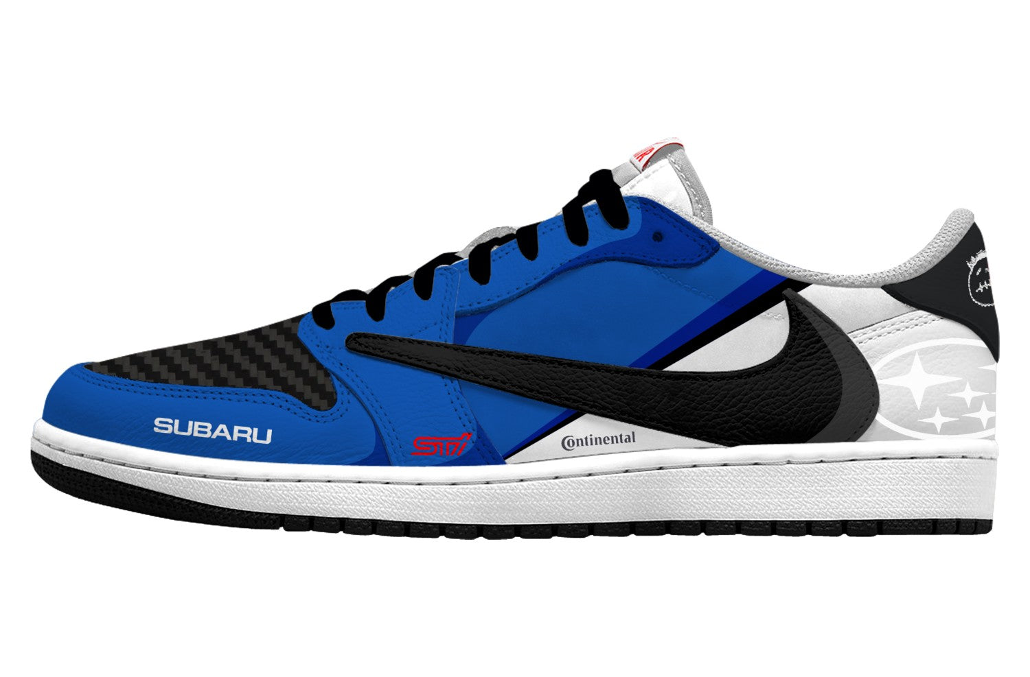 Baskets basses personnalisées Impreza WRX STI V.1 de Brian O'Conner