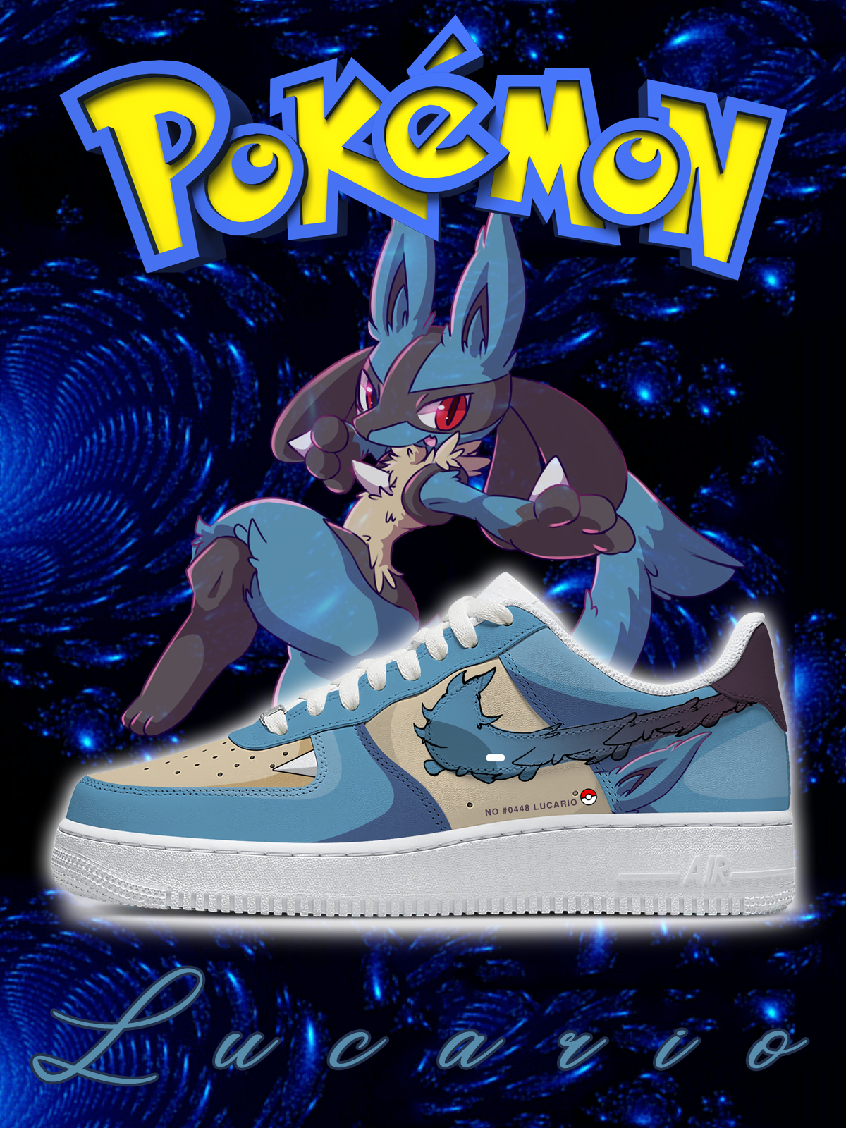Nr.0448 Lucario Style 1 Custom Sneakers