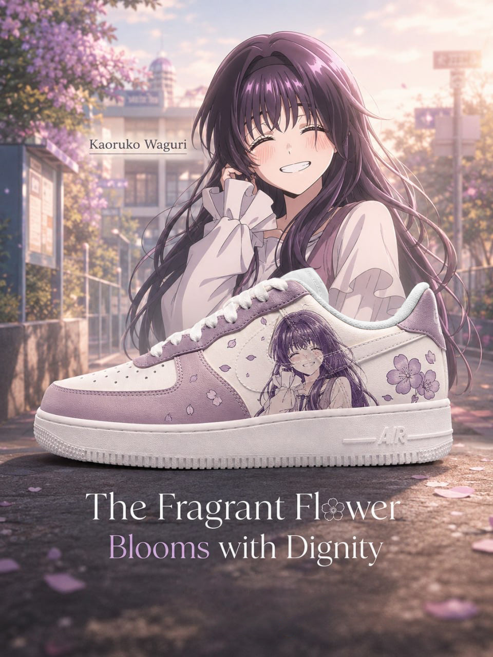 Kaoruko Waguri V.1 Custom Air-Style Sneakers