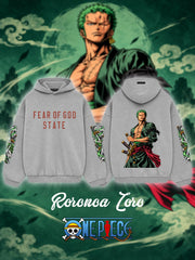 Roronoa Zoro V.2 Custom Ess. Hoodie