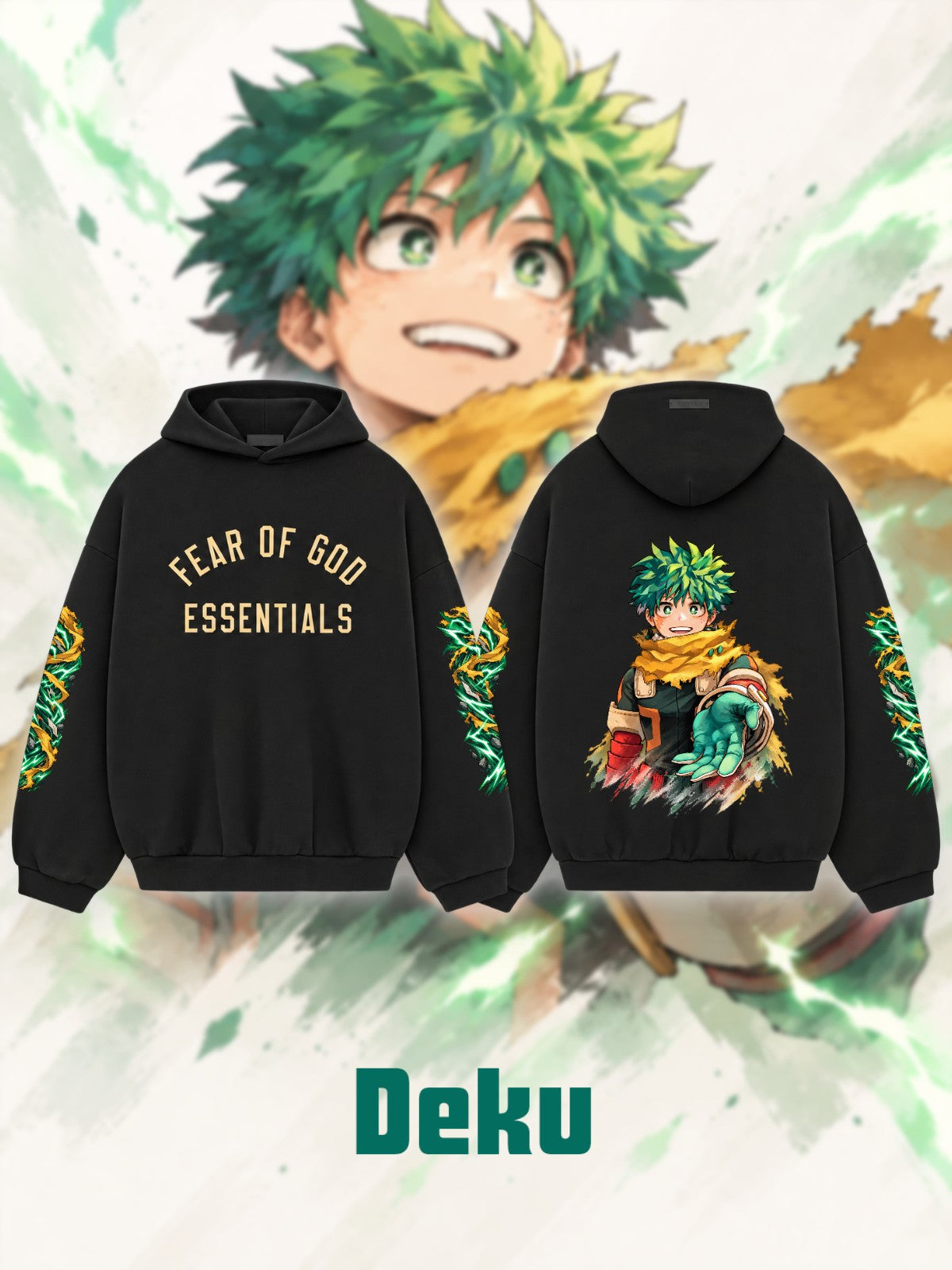 Izuku Midoriya V.1 Custom Ess. Hoodie