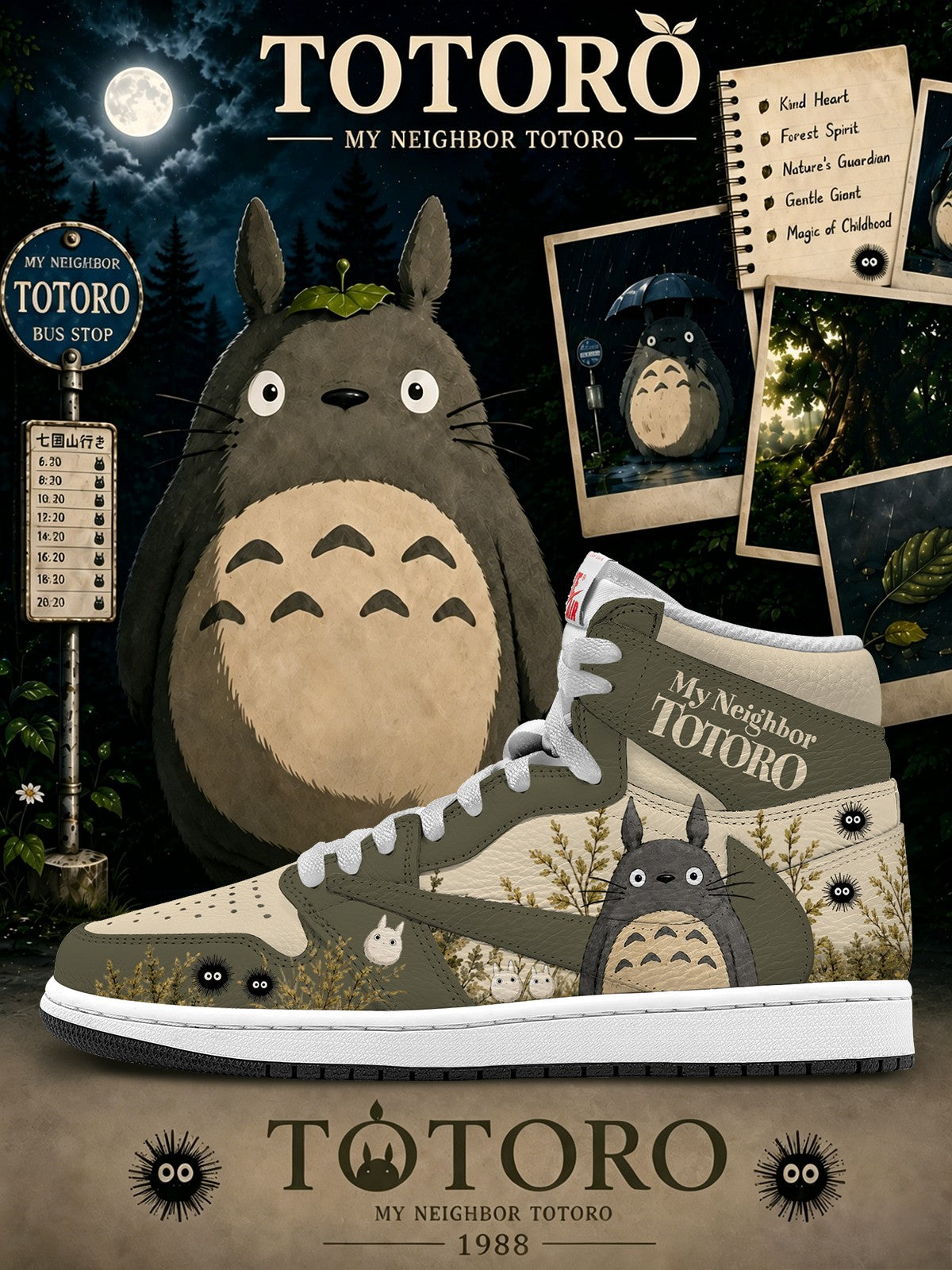 Totoro V.1 Custom TS High Sneakers