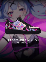 Rabbit Hole Miku V.1 Custom Air-Style Sneakers