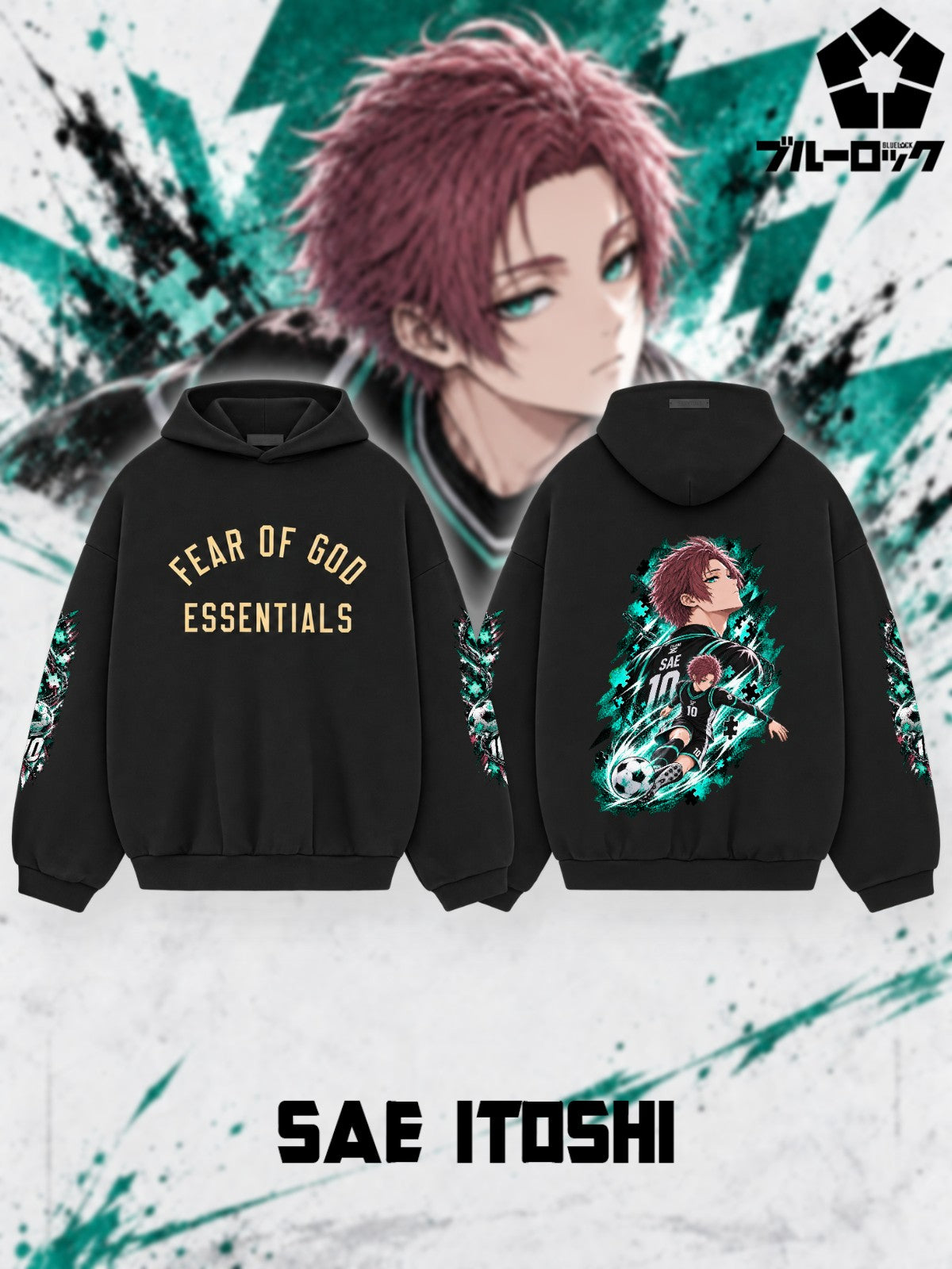 Sae Itoshi V.1 Custom Ess. Hoodie