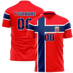 Custom Norway Style 2026 Soccer Jersey