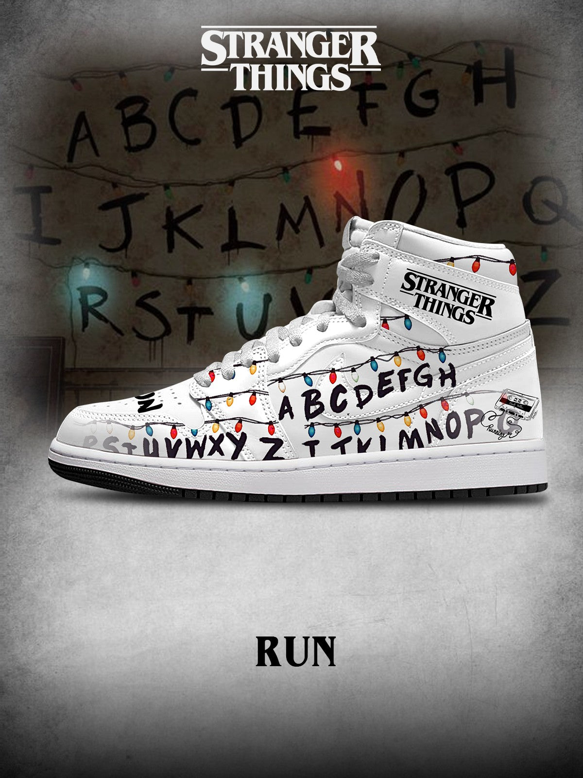 Run V.1 Custom High-Top Sneakers