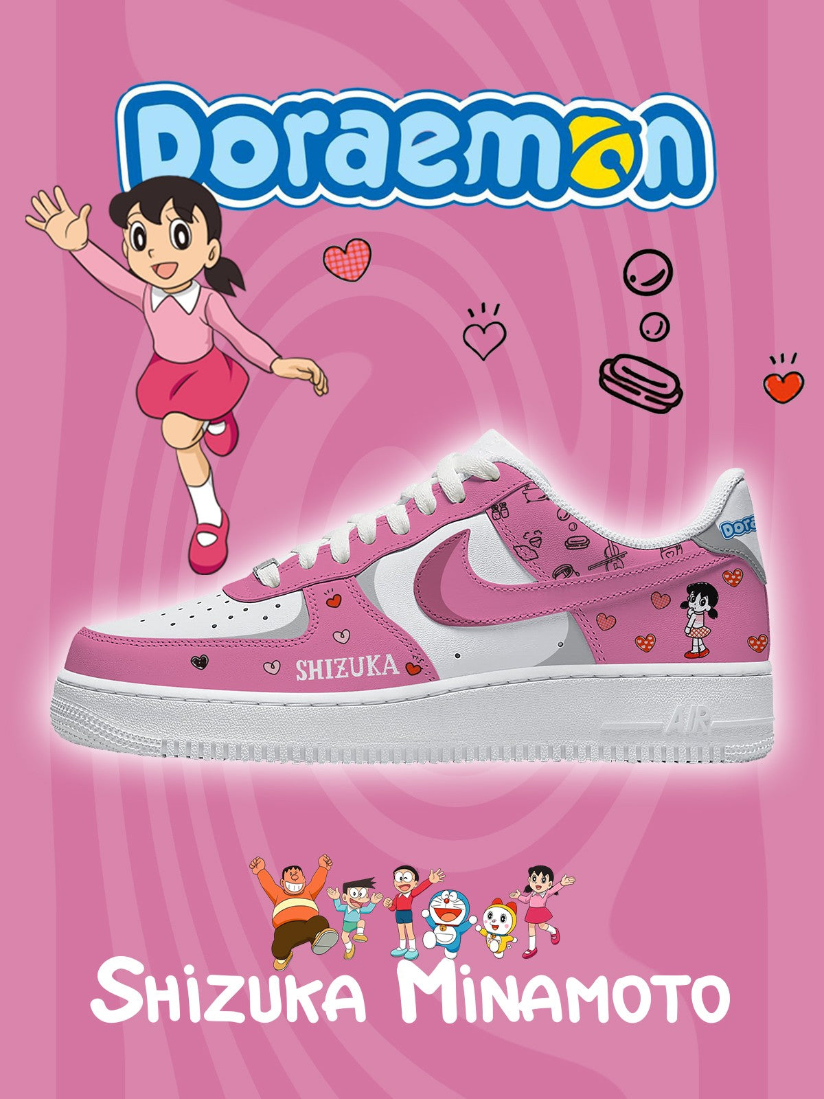 Baskets personnalisées Shizuka Minamoto V.1