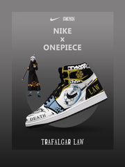 Trafalgar D. Wassergesetz V.4 Custom High-Top Sneakers