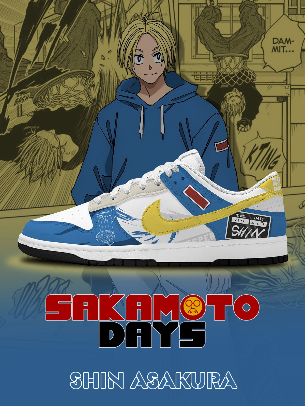 Shin Asakura V.1 Custom SB-Style Sneakers