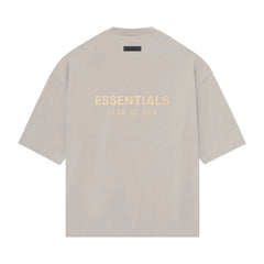 Ess. V-Neck 'Silver Cloud'