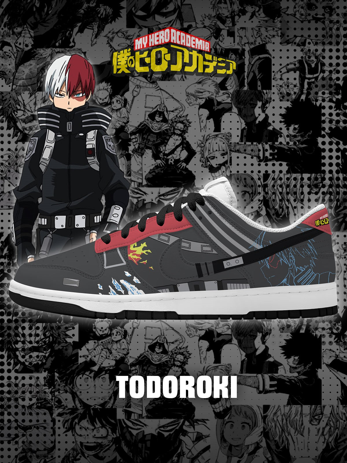 Baskets basses Shoto Todoroki V.1 Custom Court