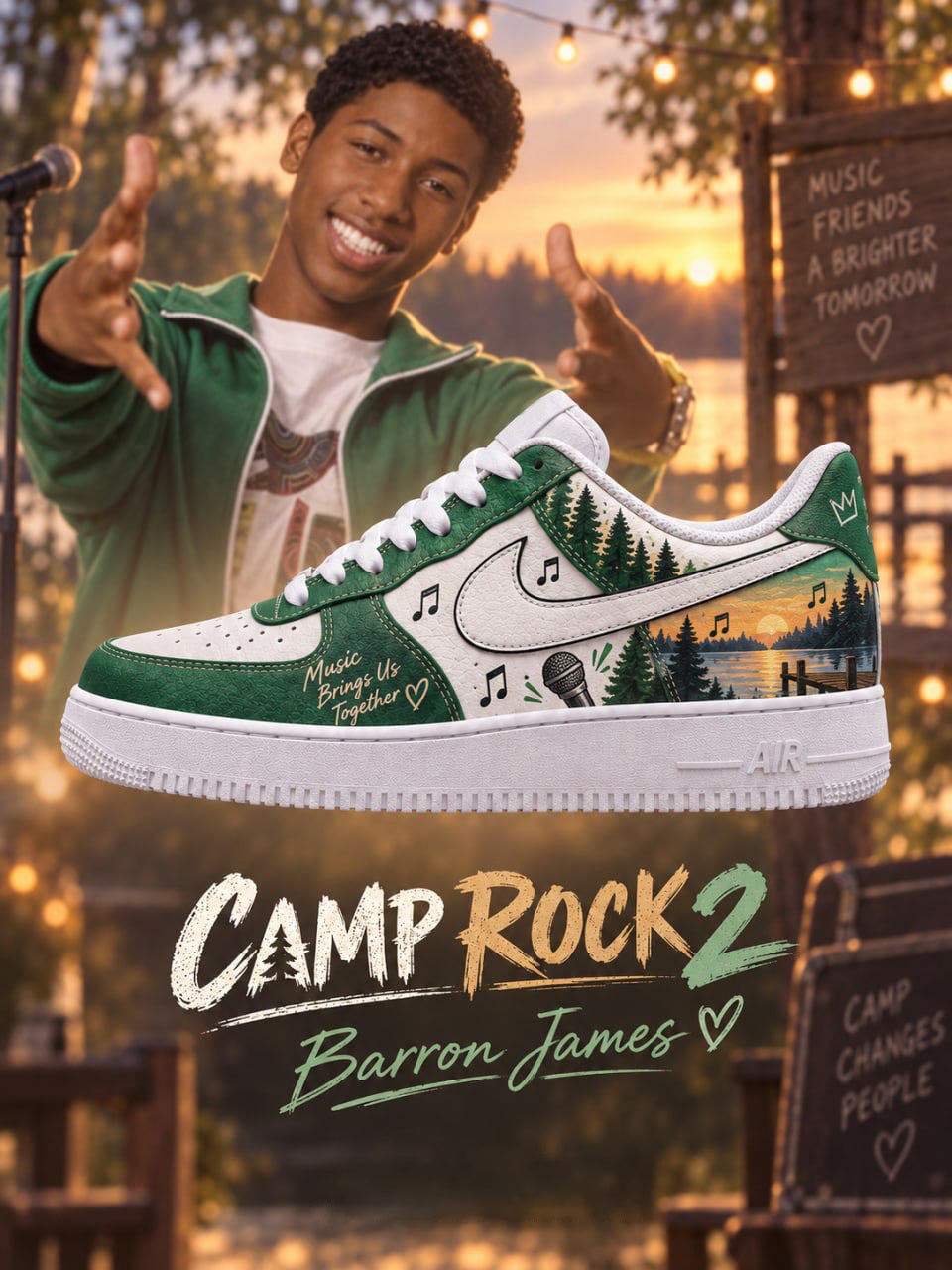 Barron James V.1 Custom Air-Style Sneakers