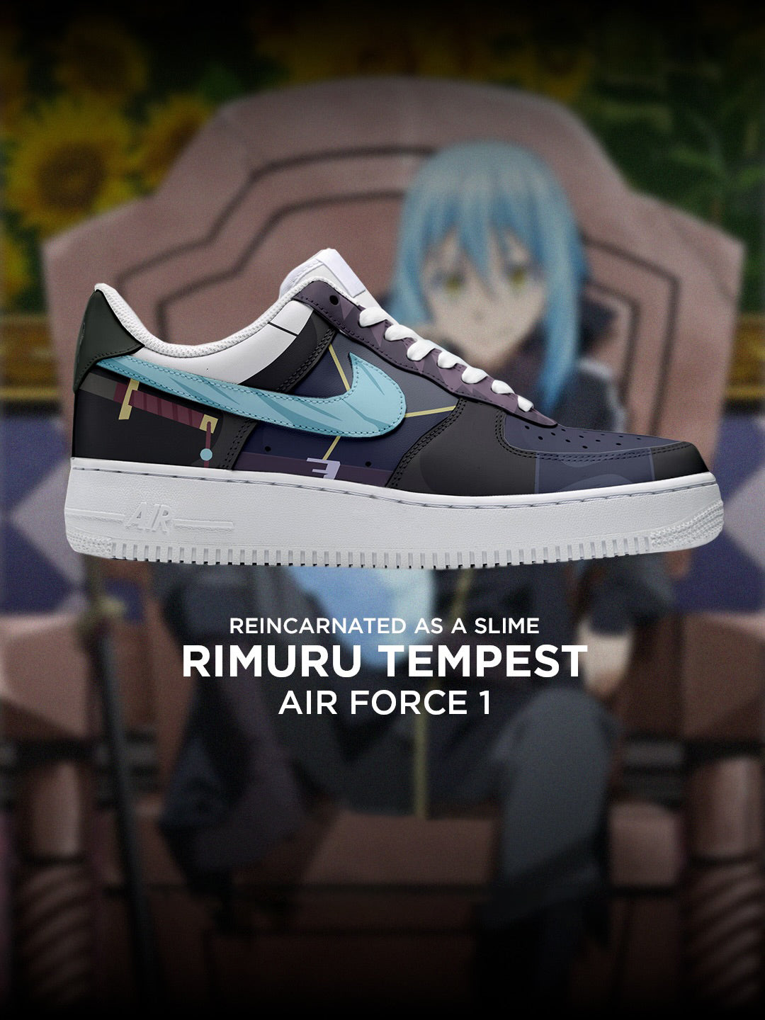 Rimuru Tempest V.1 Custom Air-Style Sneakers