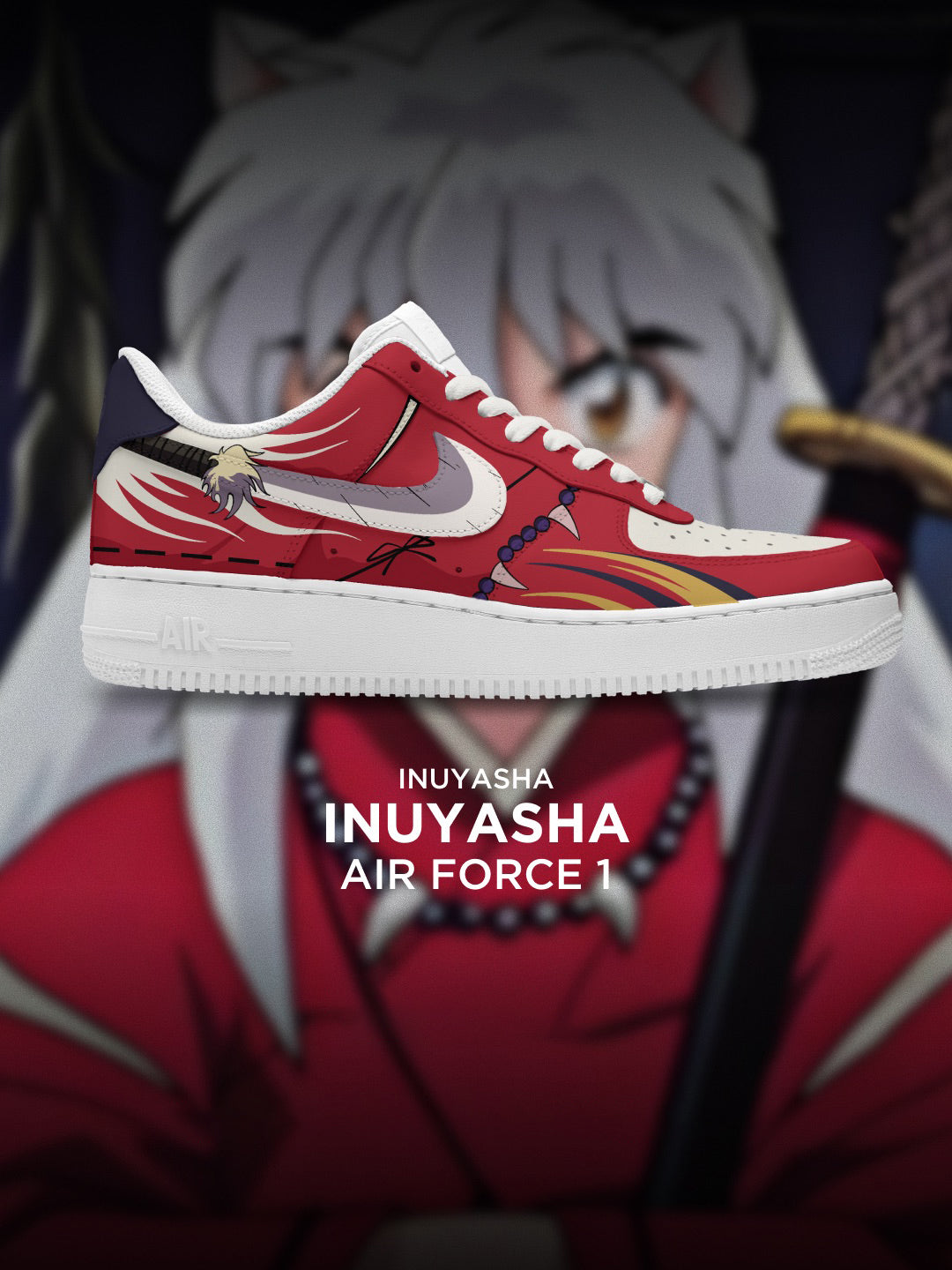 Inu Yasha V.3 Custom Air-Style Sneakers