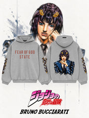 Bruno Bucciarati V.2 Custom Ess. Hoodie